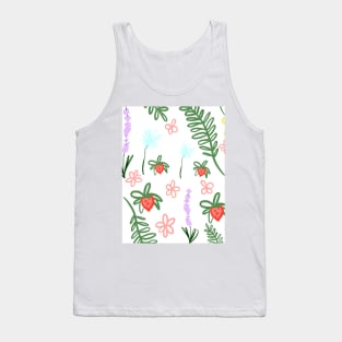 Scandinavian spring white Tank Top